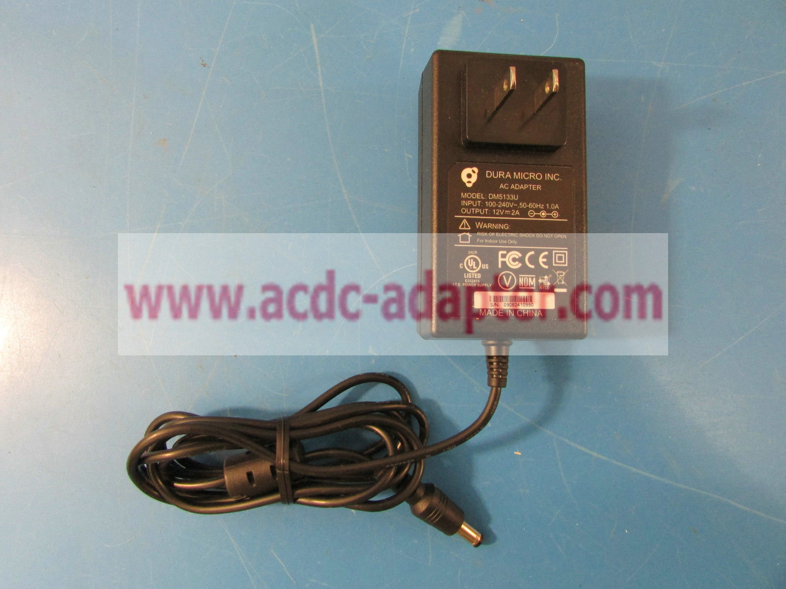 NEW Dura Micro 12V 2A DM5133U1 AC Power Supply Adapter